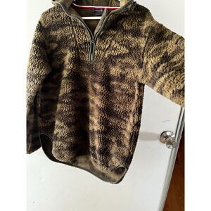 camo sherpa jacket
